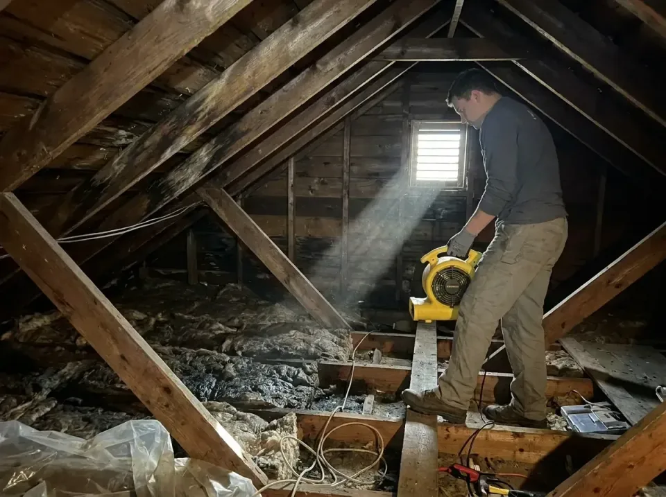 attic-water-damage-drying-proc-007 — frequently asked questions, Emergency Water Extraction & 24/7 Flood Response in Alderto…